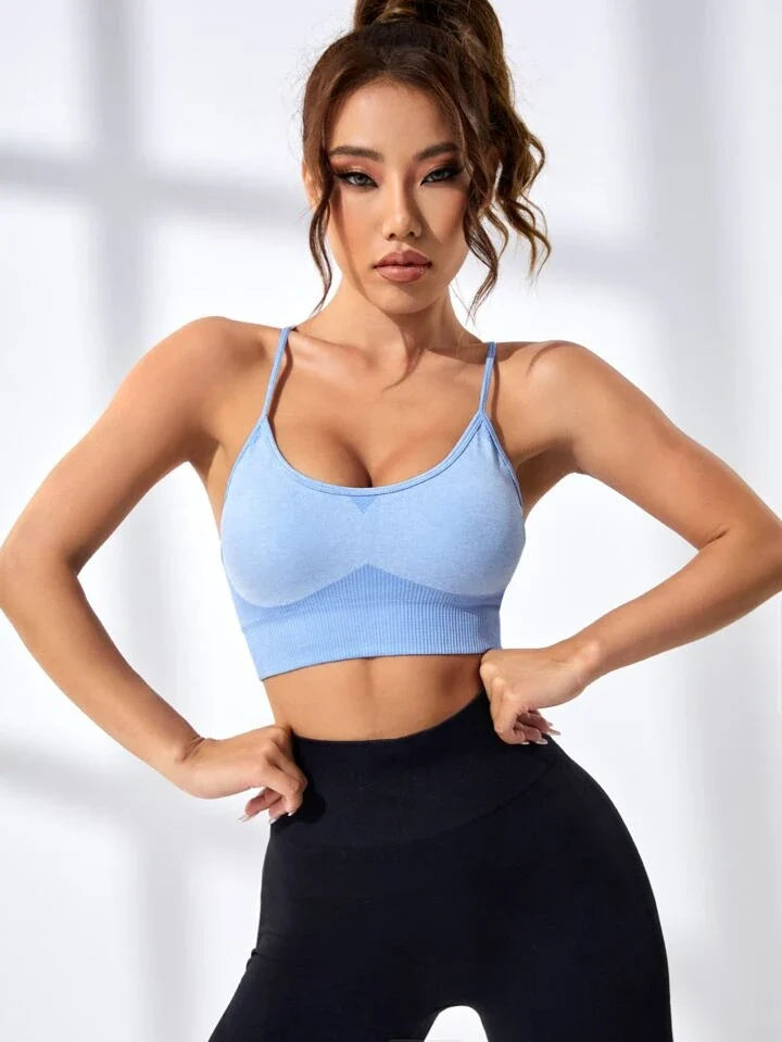 Crisscross Backless Sports Bra