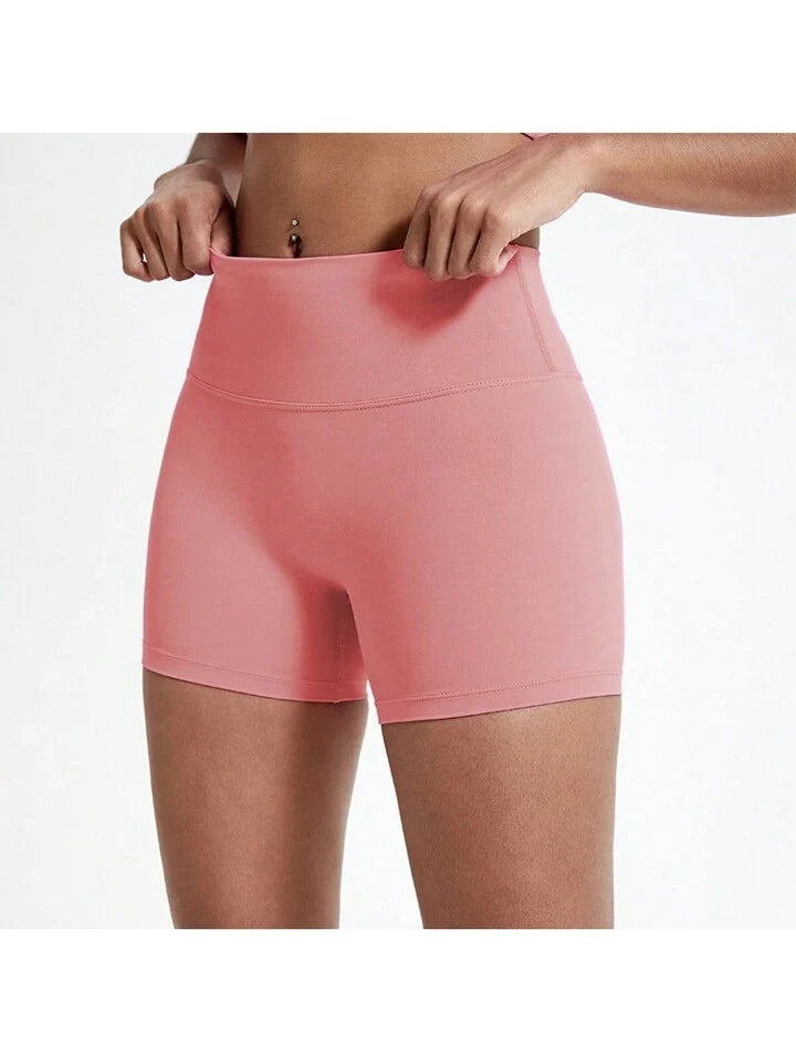 High Waist Yoga Shorts, Cycling Shorts, Running Tights, Moisture Wicking, Quick-Drying, Butt Lifting Women's Fitness Shorts Booty Shorts