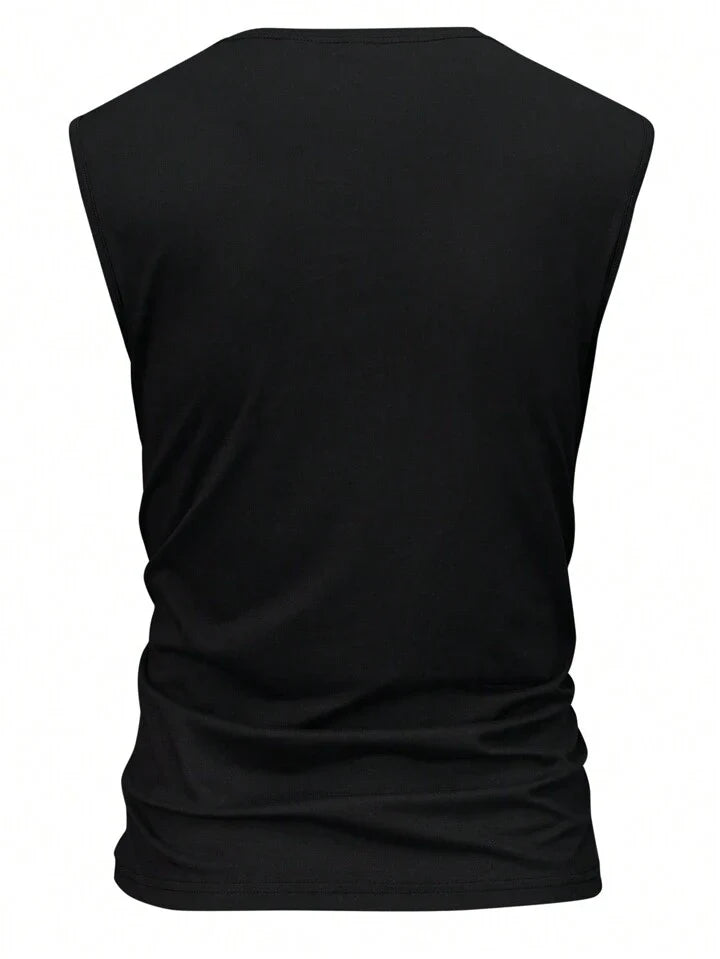 Men Letter Graphic Tank Top