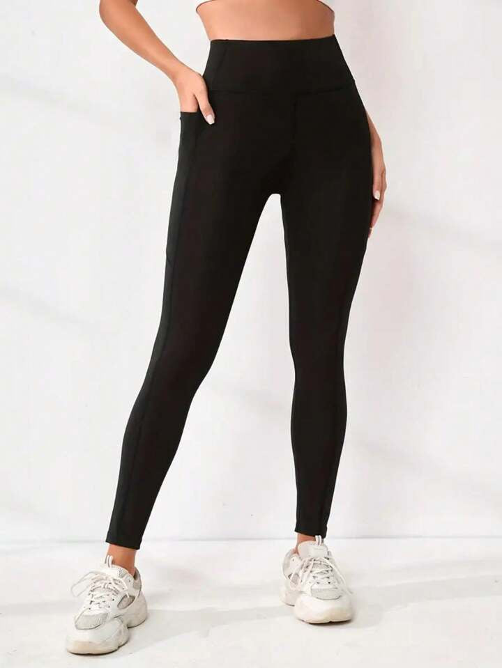 Butt-Lifting Soft Stretchy Sports Leggings - High Performance Yoga & Running Pants With Pockets