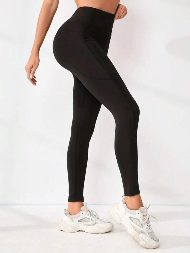 Butt-Lifting Soft Stretchy Sports Leggings - High Performance Yoga & Running Pants With Pockets