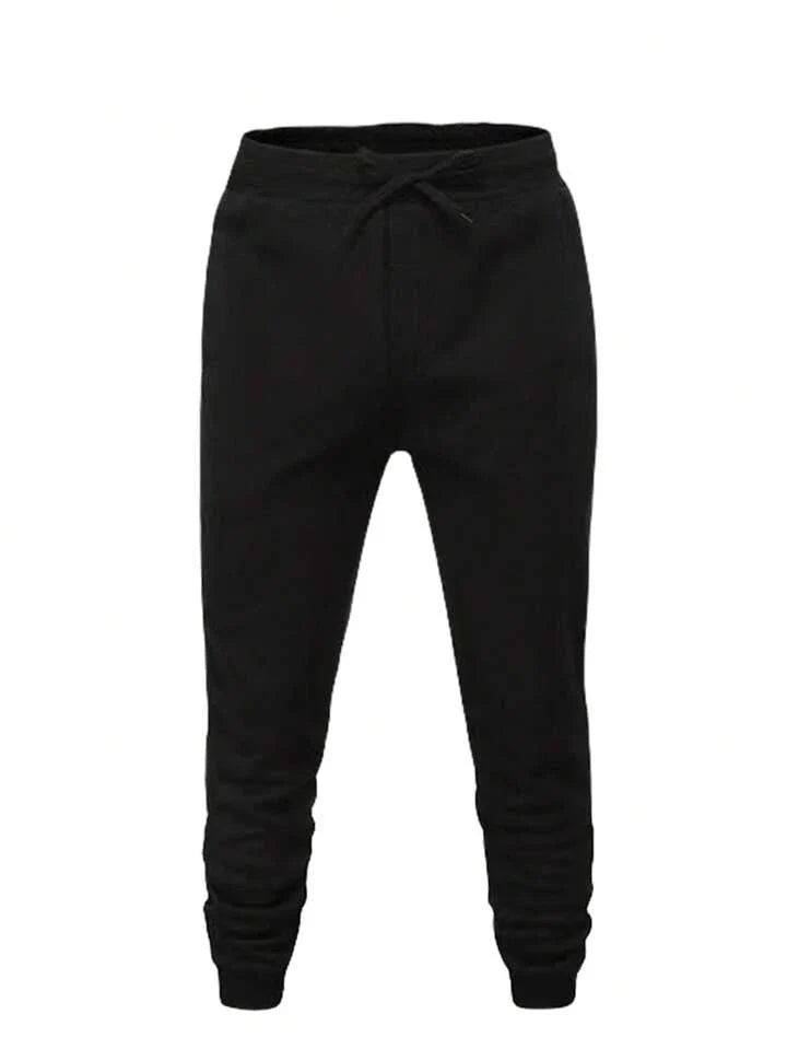 Men's Hooded Leisure Sweatsuit With Stylish Graffiti Print On Sweatshirt And Sweatpants, 2pcs/Set